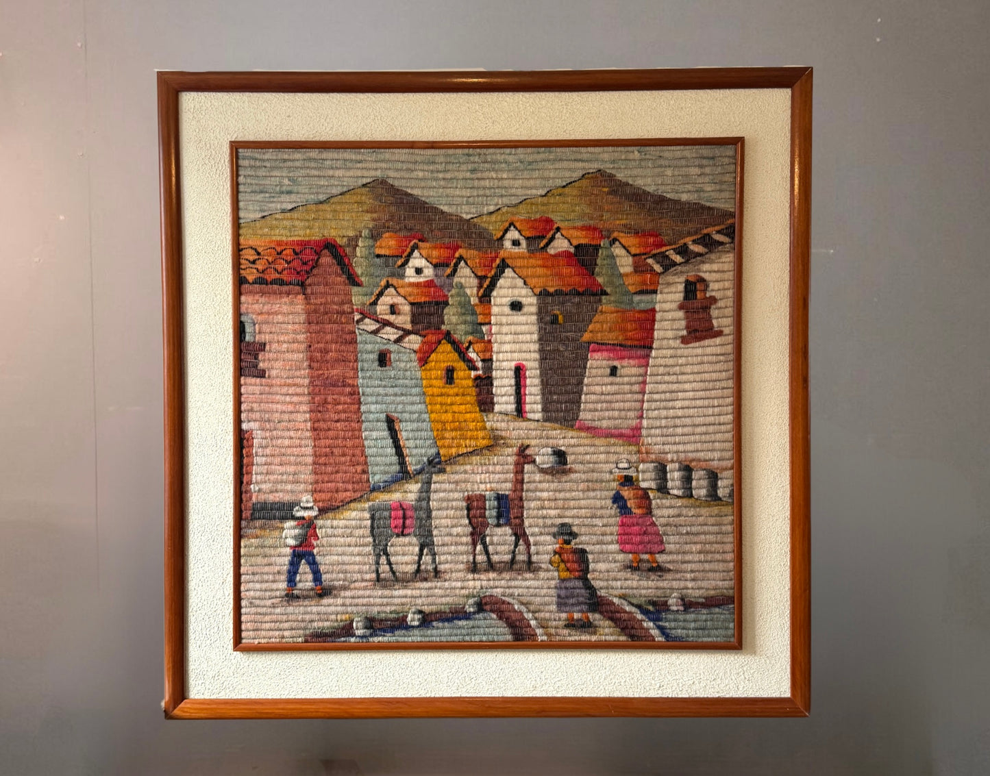 Peruvian Tapestry Scene