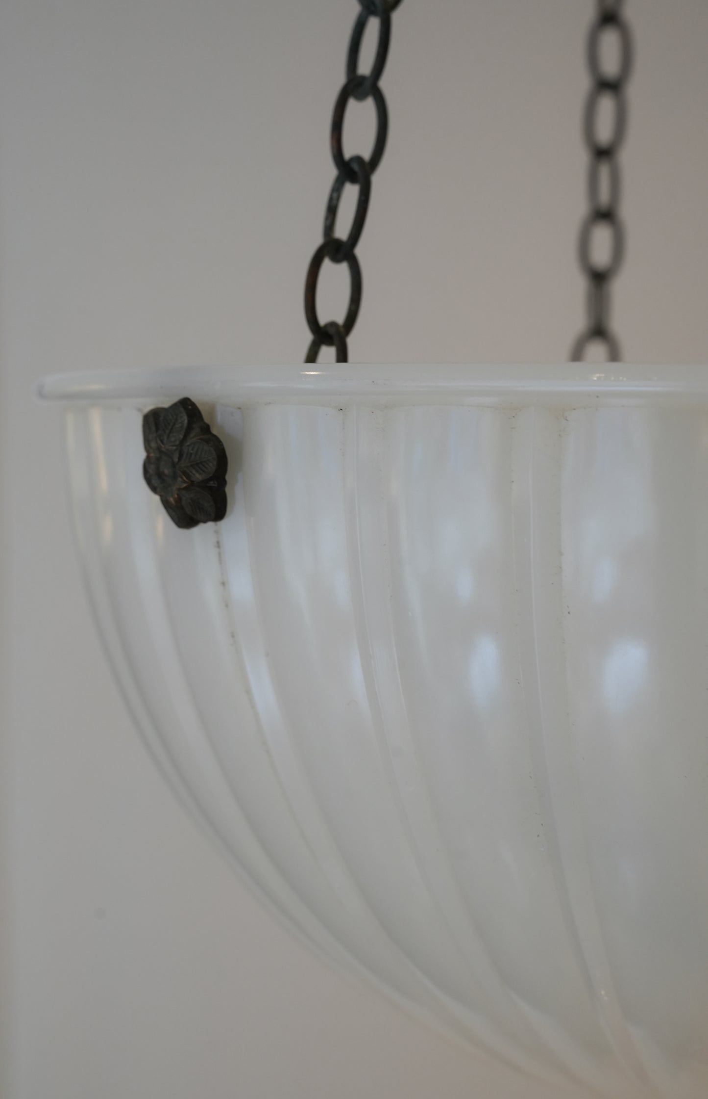 From a Welsh Cinema: A Large Moonstone Plaffonier.