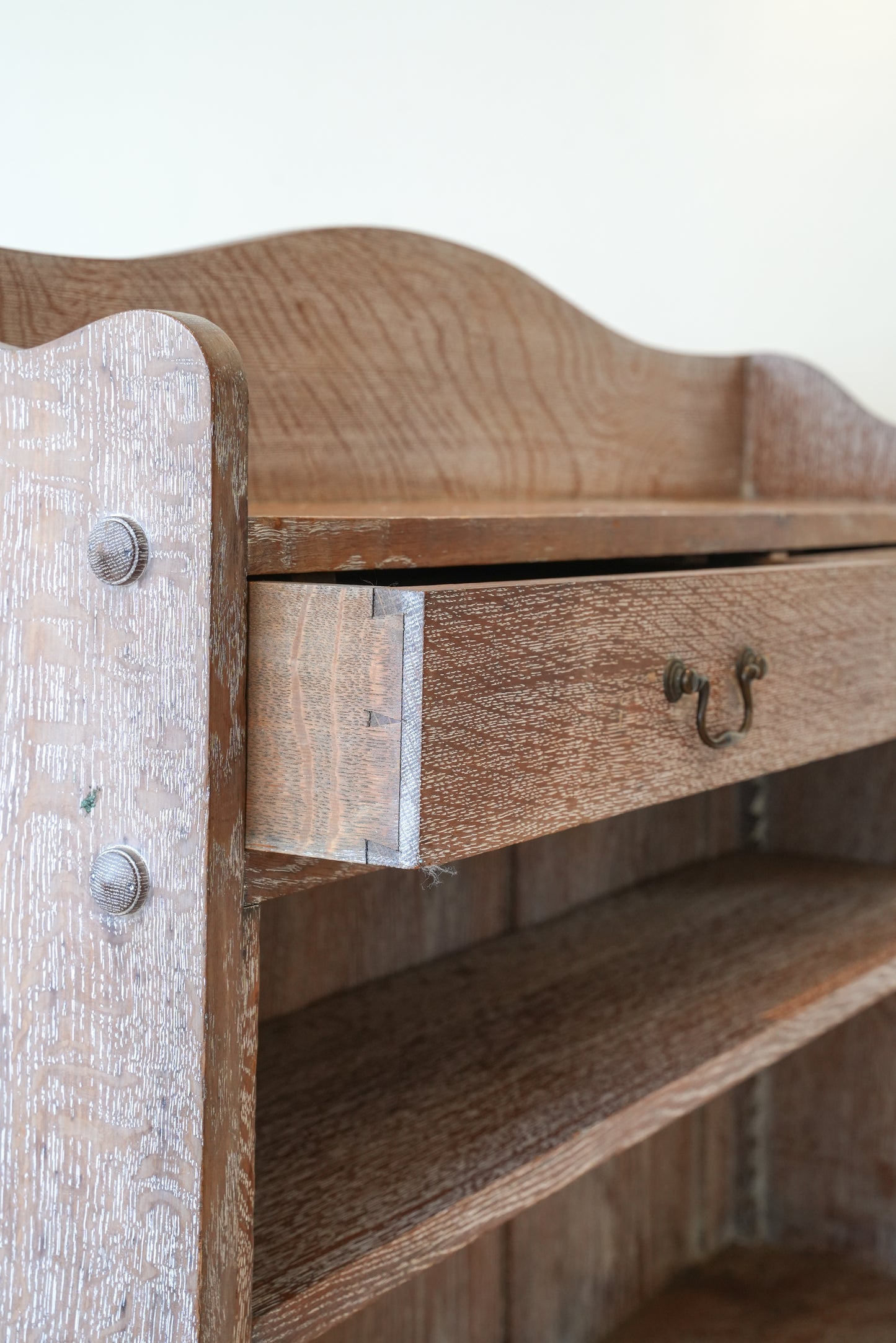 Limed Oak Heals Bookcase