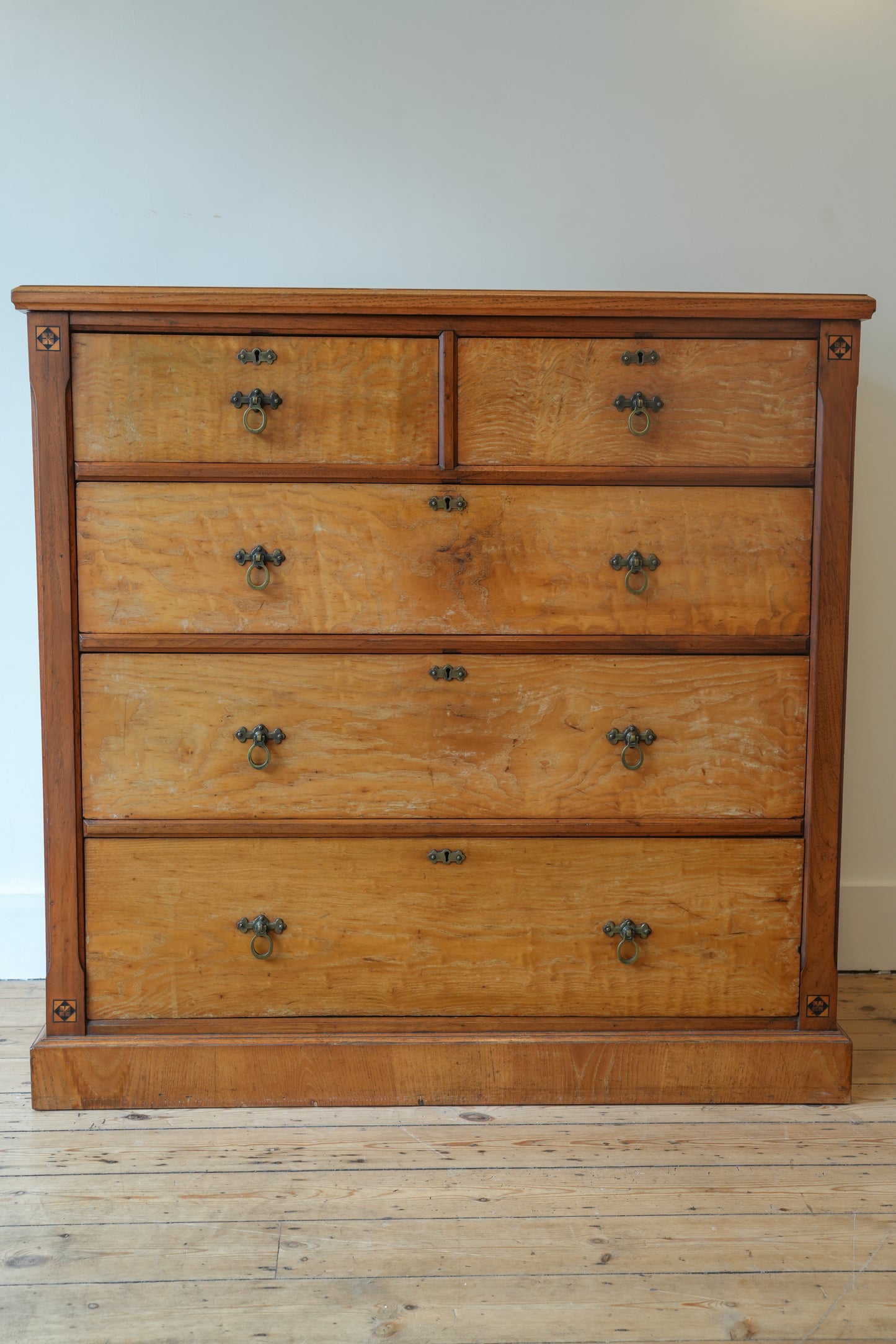Gothic Revival Chest of Drawers, manner of Charles Bevan.
