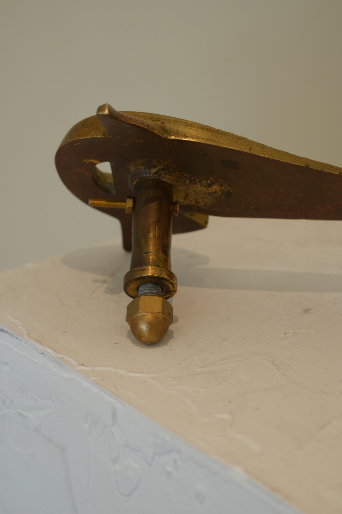 Pair of French Art Deco apothecary door handles.