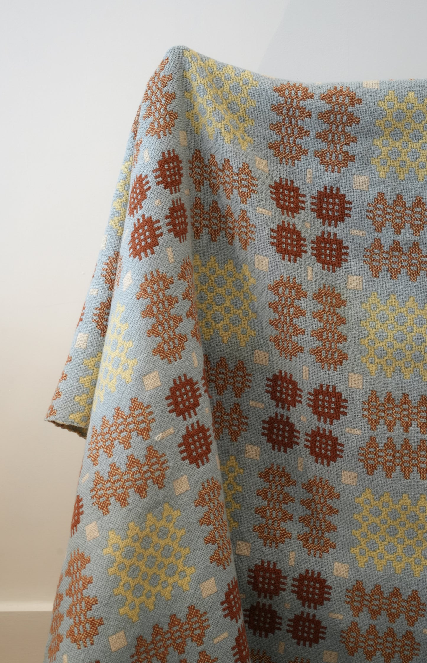Vintage 20th Century Traditional Welsh Blanket
