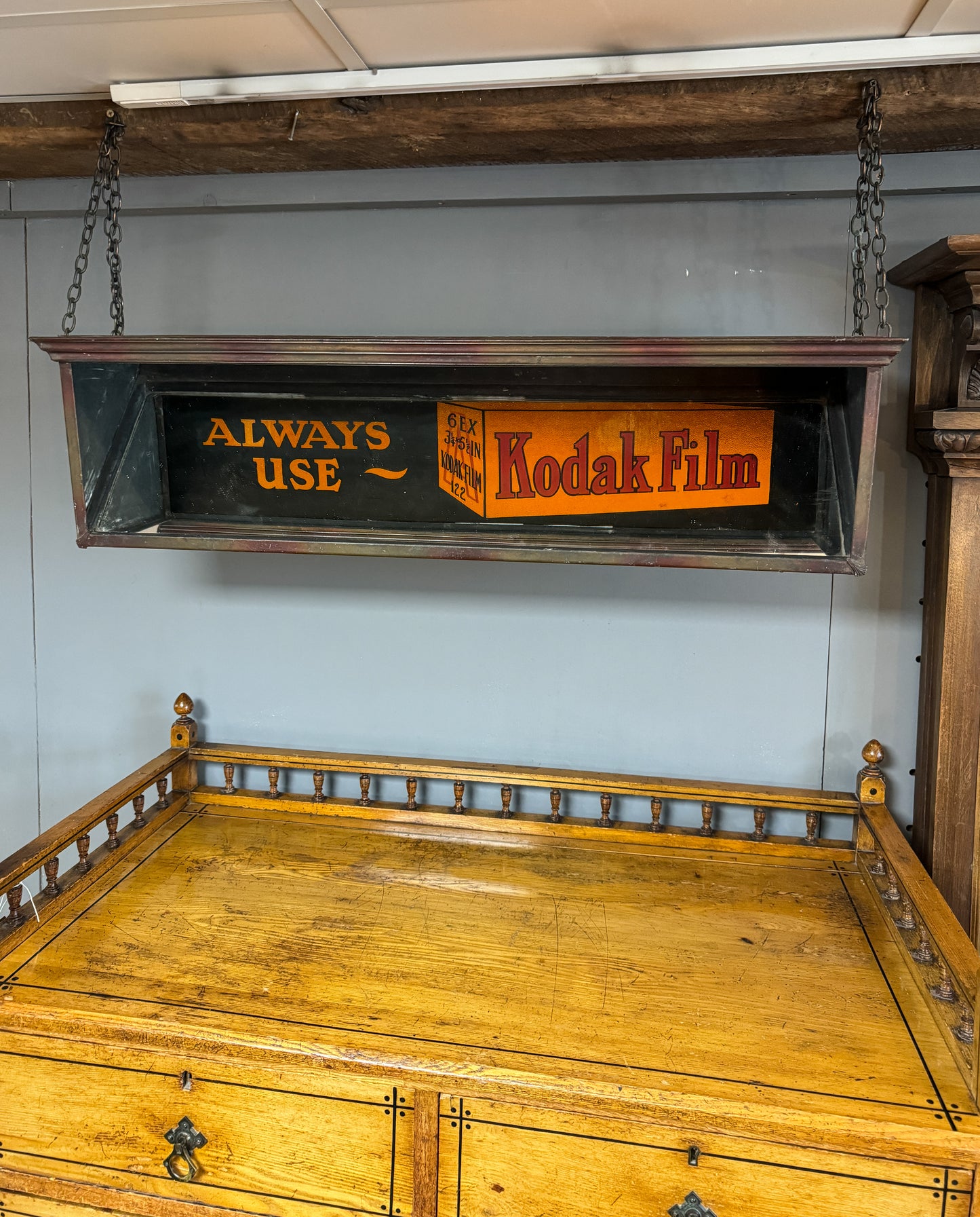 Hanging Kodak Film Advert