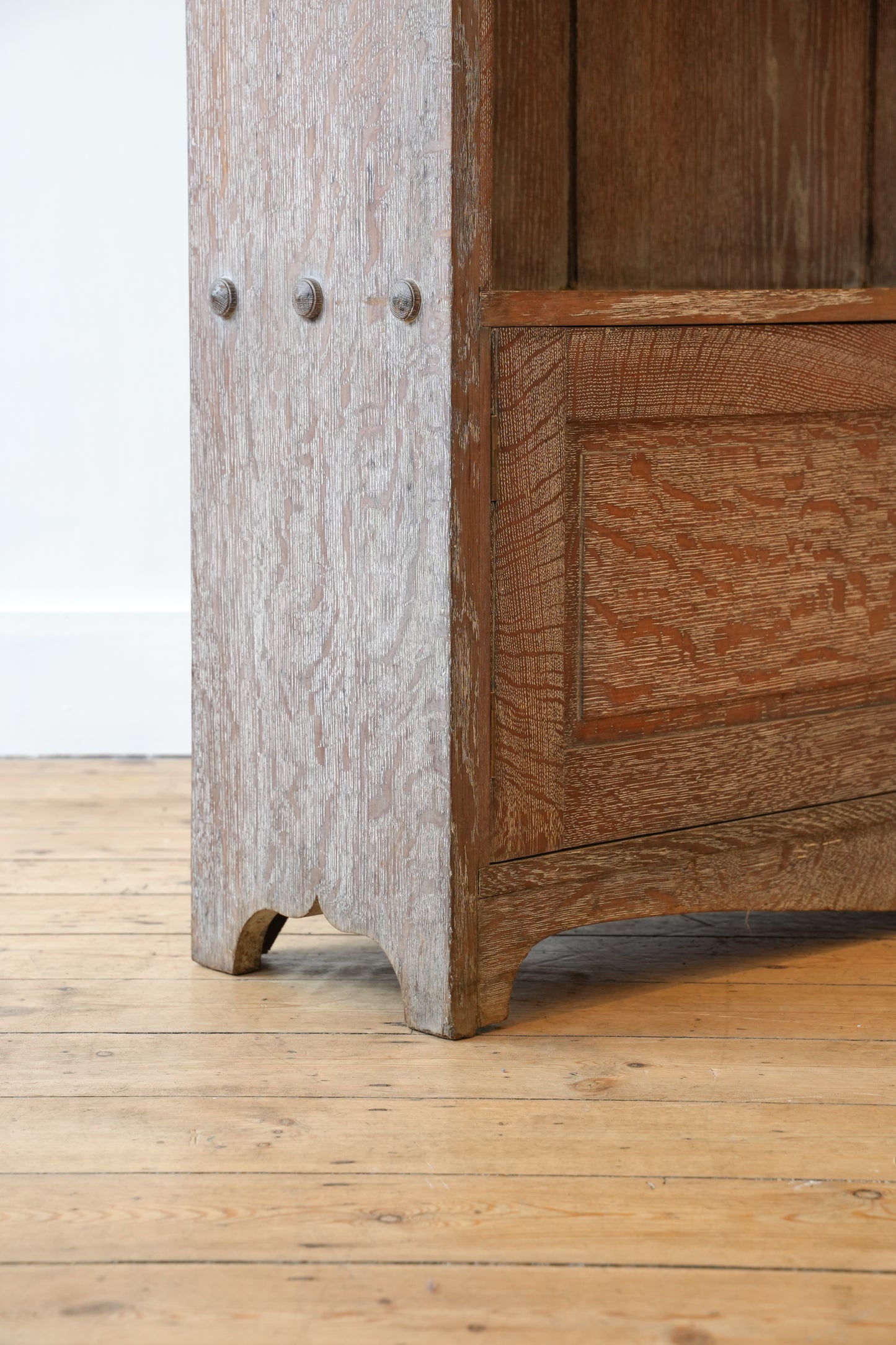 Limed Oak Heals Bookcase
