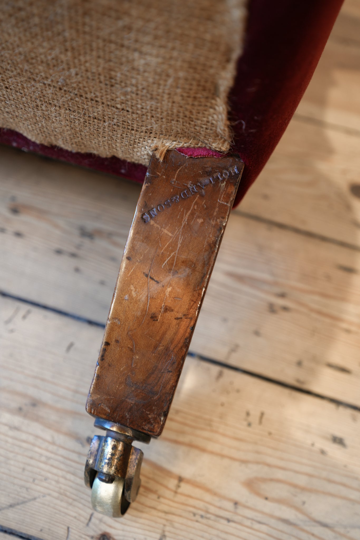 A 19th Century Holland & Sons Open Armchair
