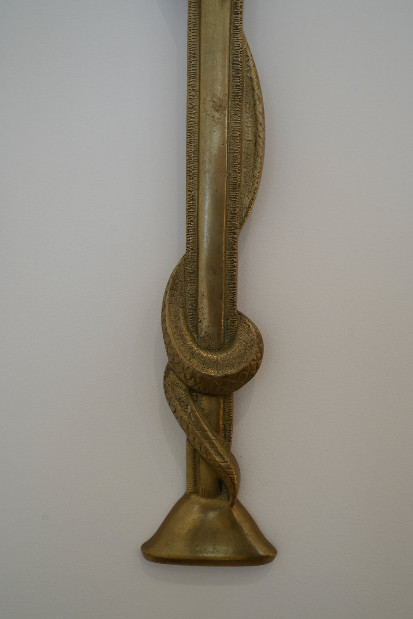 Pair of French Art Deco apothecary door handles.