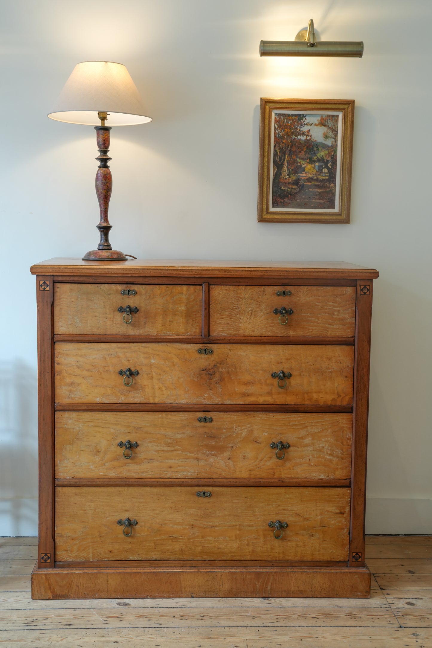 Gothic Revival Chest of Drawers, manner of Charles Bevan.