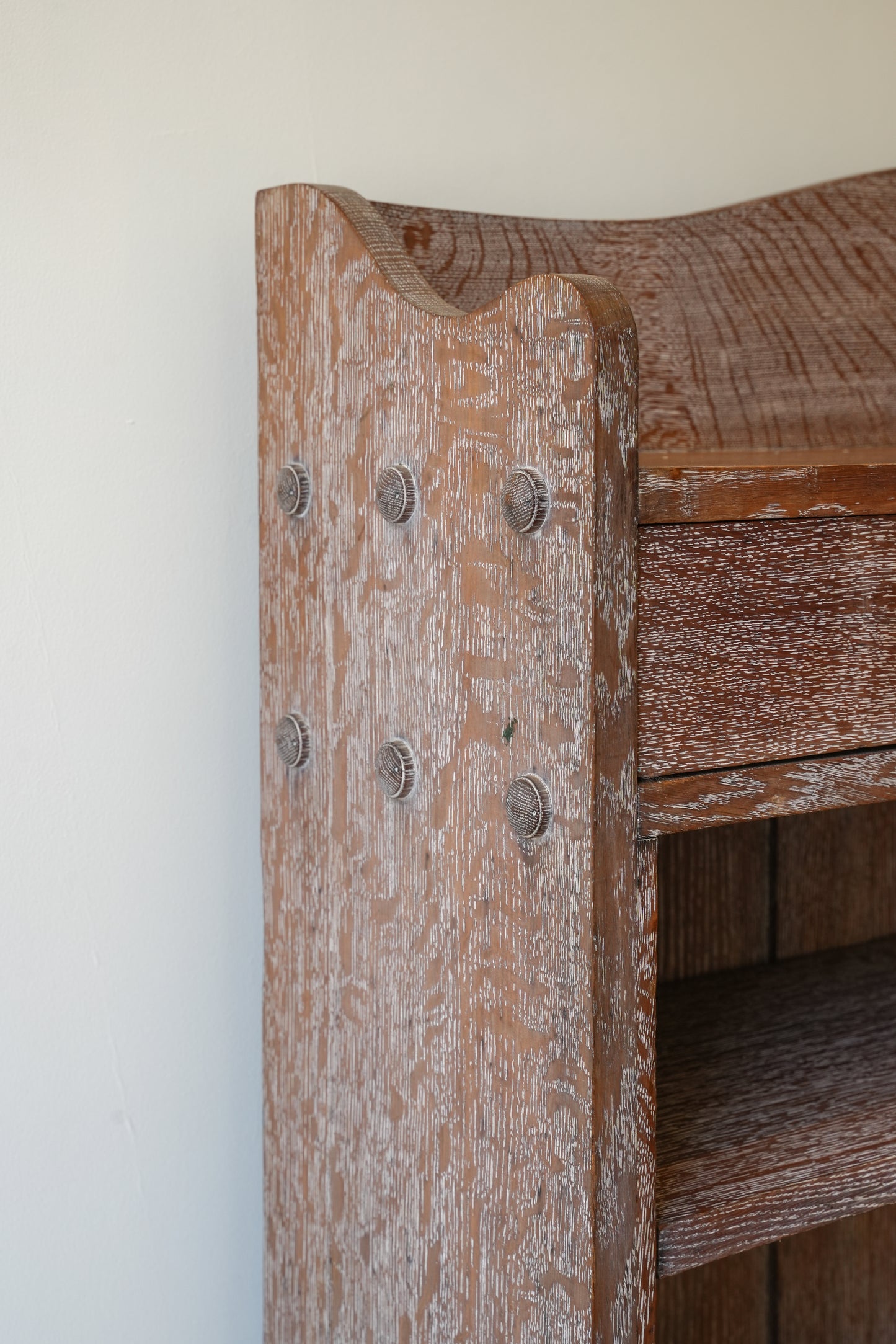 Limed Oak Heals Bookcase
