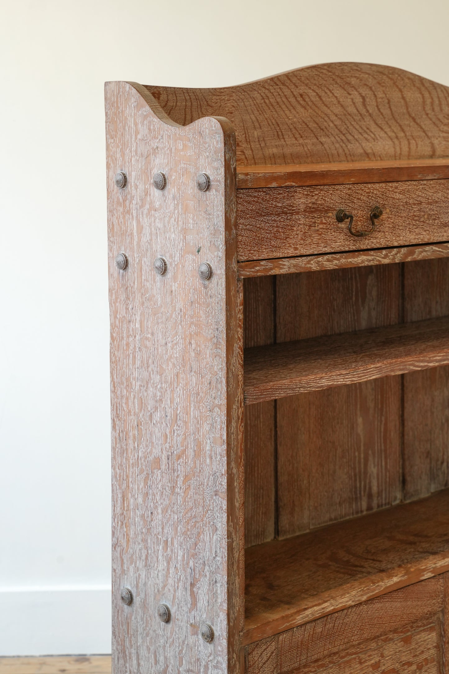 Limed Oak Heals Bookcase
