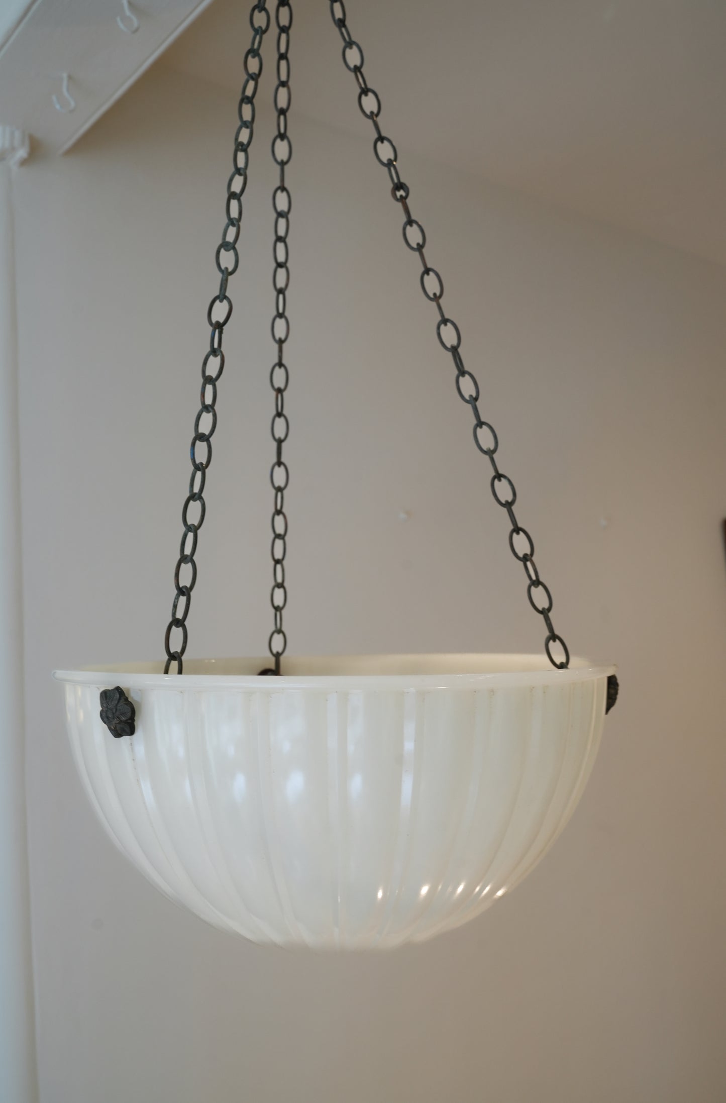 From a Welsh Cinema: A Large Moonstone Plaffonier.