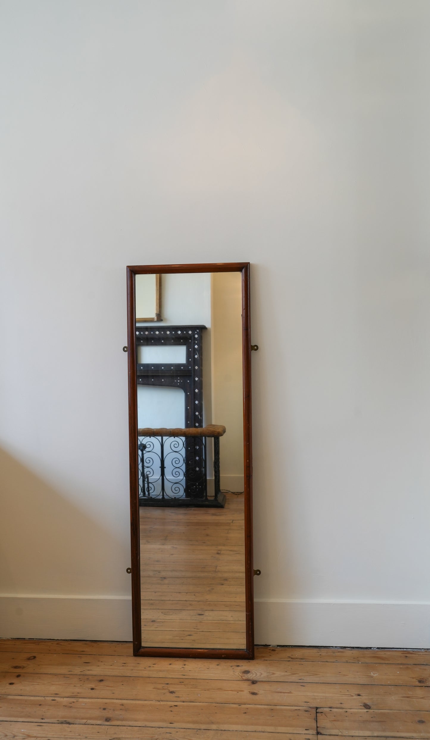 Shop Mirror in Walnut