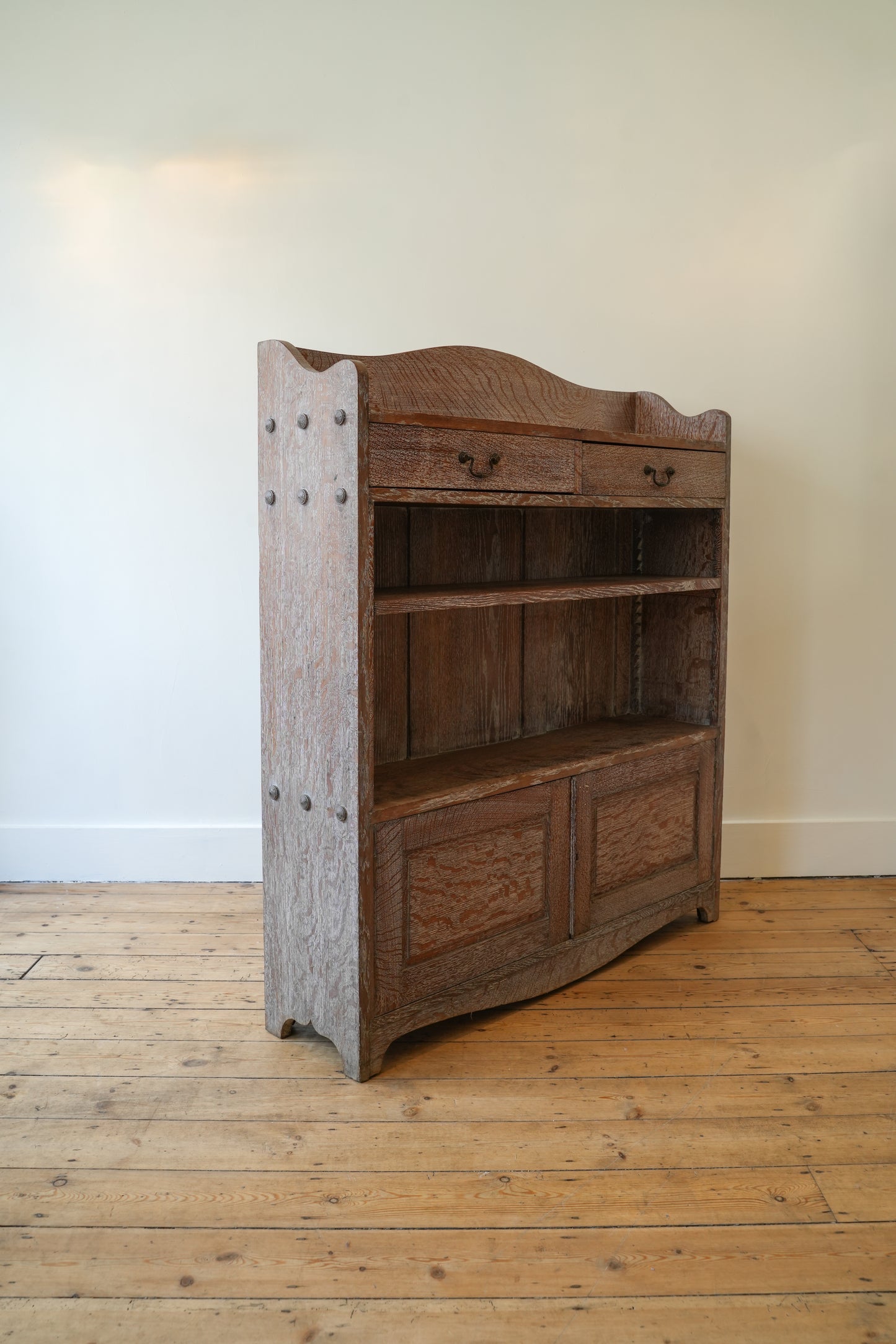 Limed Oak Heals Bookcase