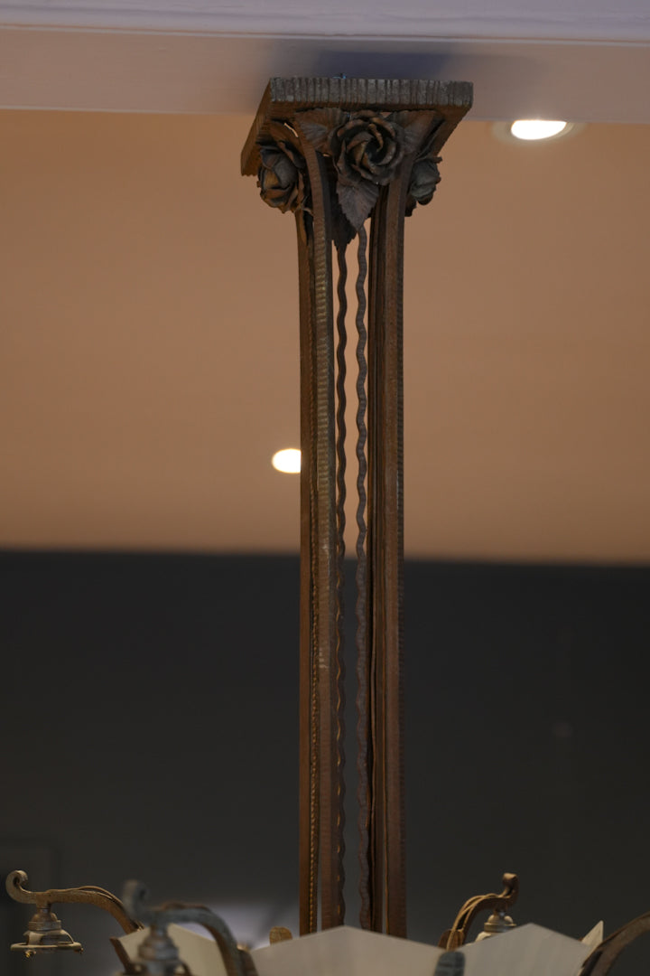 French Art Deco Ceiling Light