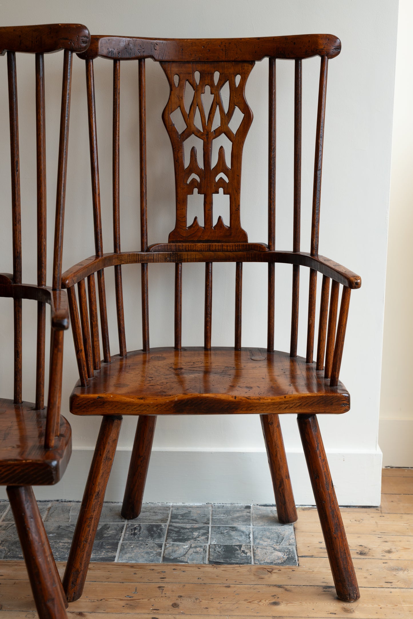Pair of Windsor chairs