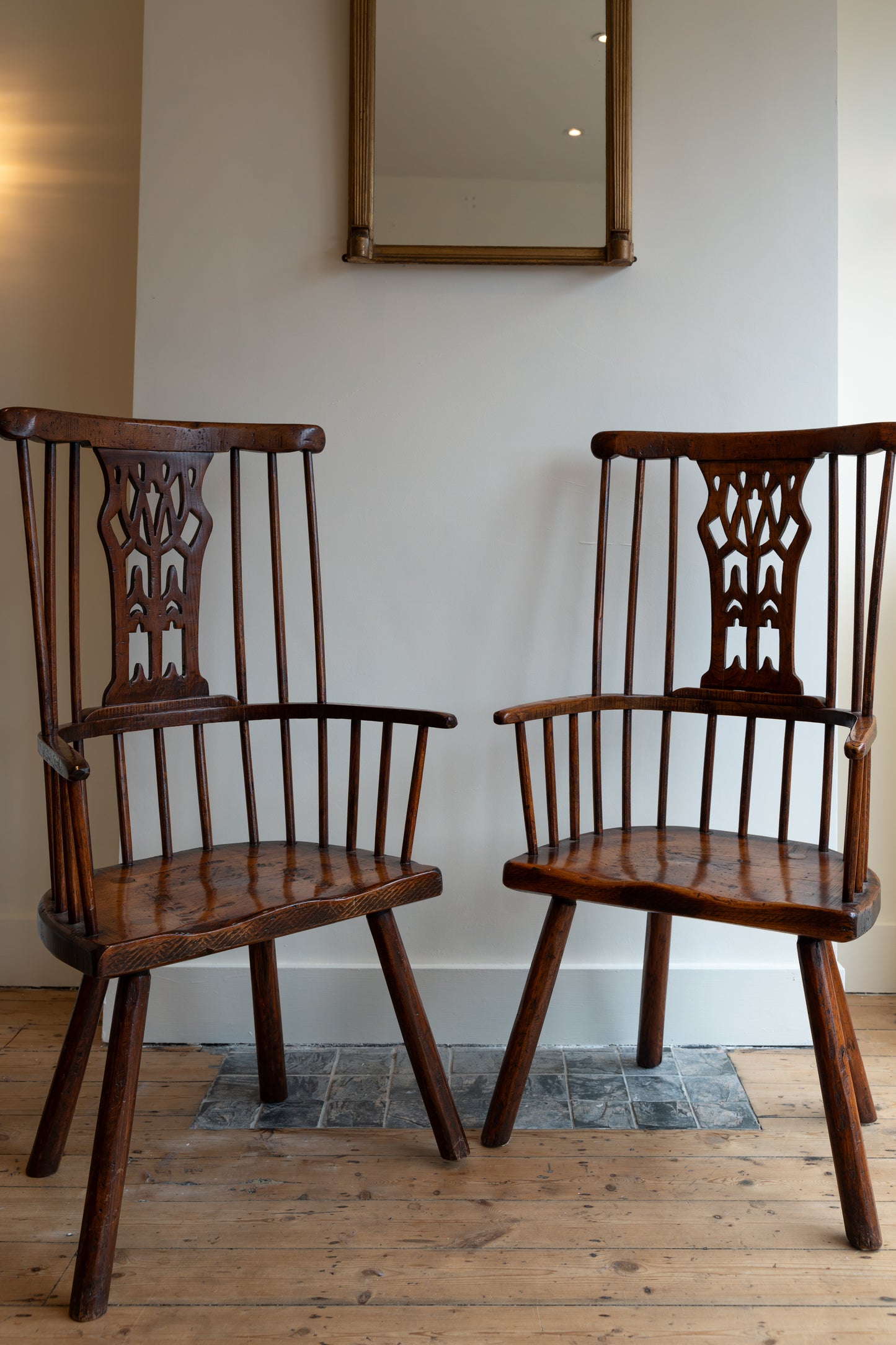 Pair of Windsor chairs