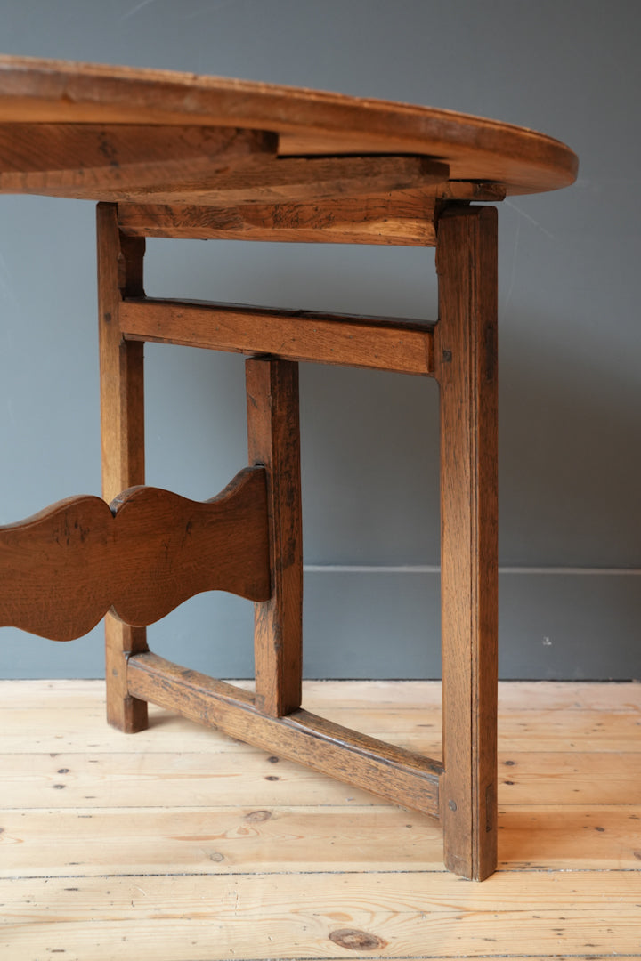 French folding vendange table