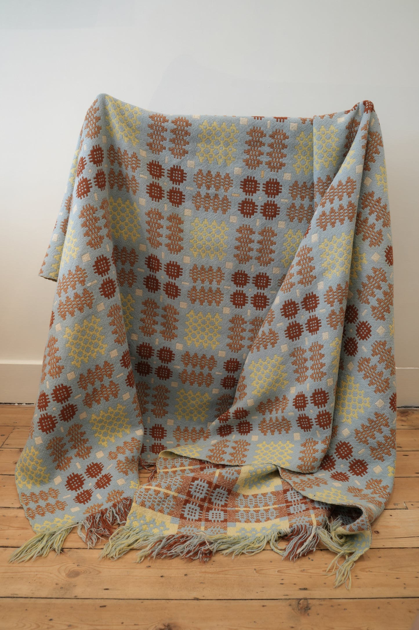 Vintage 20th Century Traditional Welsh Blanket