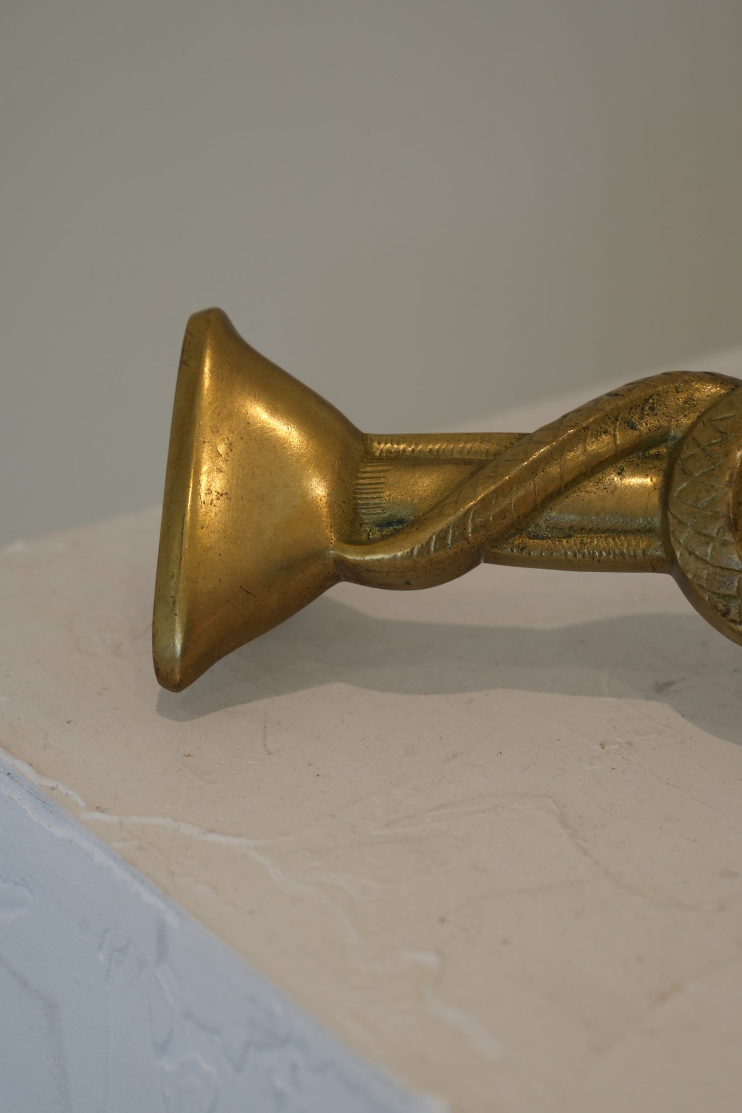 Pair of French Art Deco apothecary door handles.