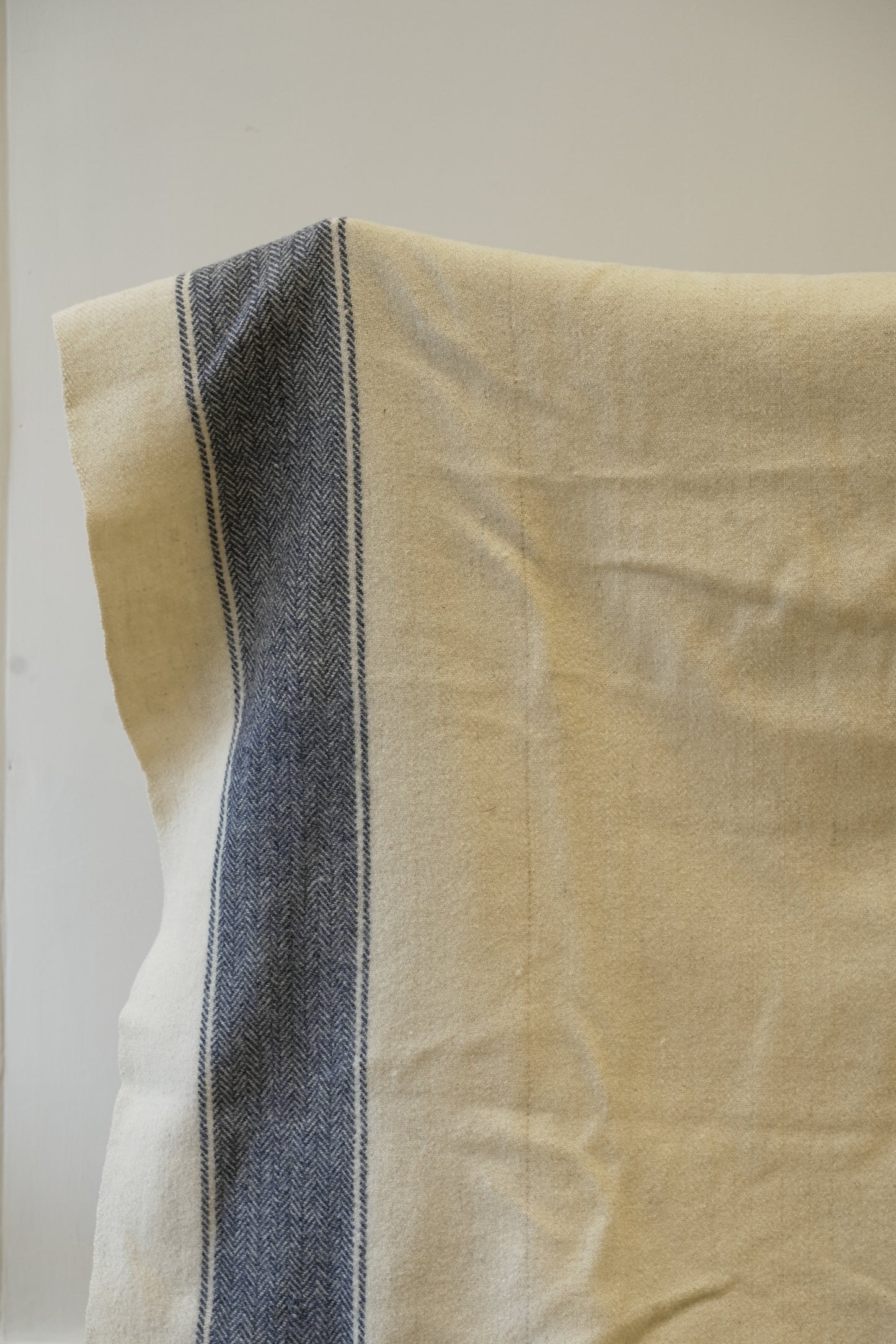 Traditional Scottish Crofters Outer Hebrides Woollen Blanket.