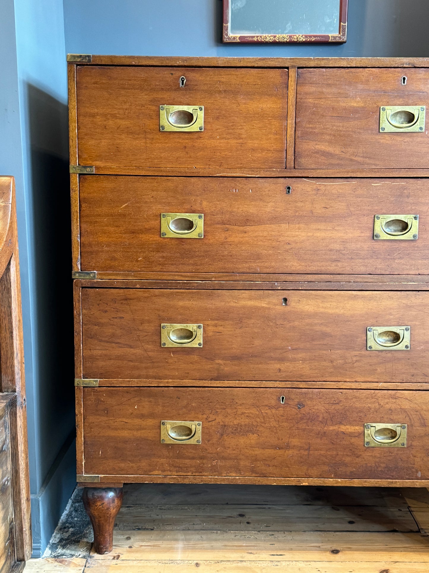 19th Century Campaign Chest Of Drawers