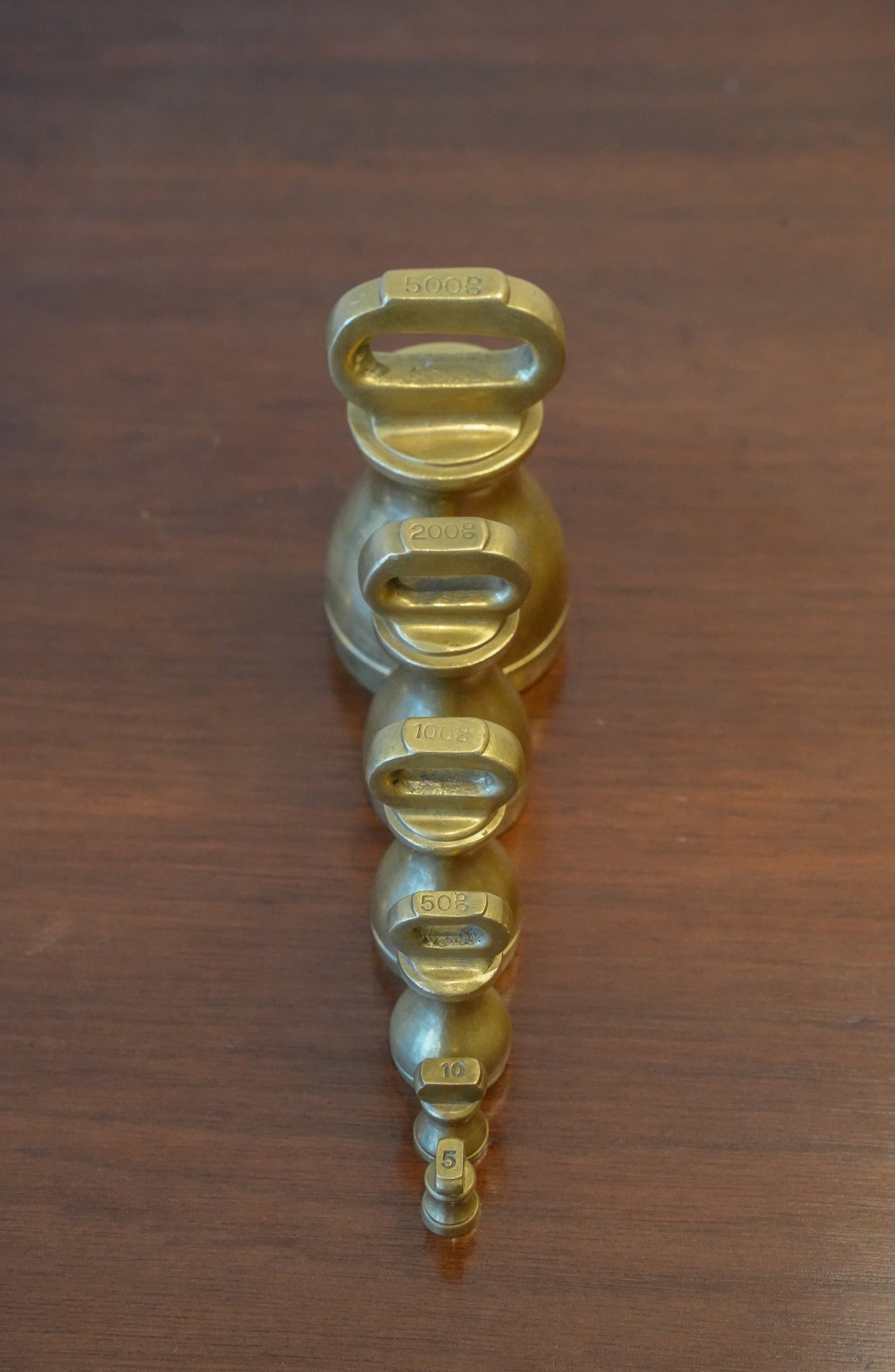 Set of Brass Weights (metric).