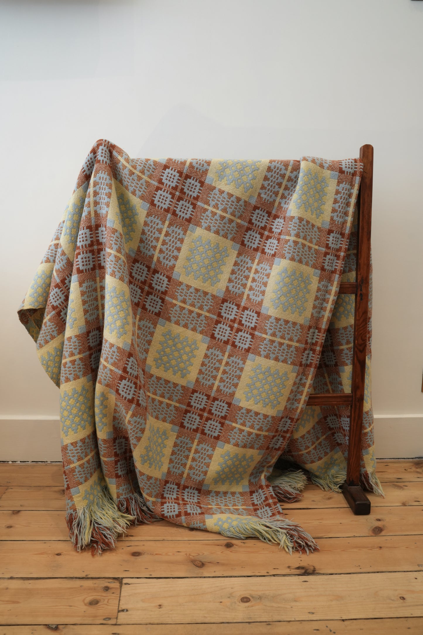 Vintage 20th Century Traditional Welsh Blanket