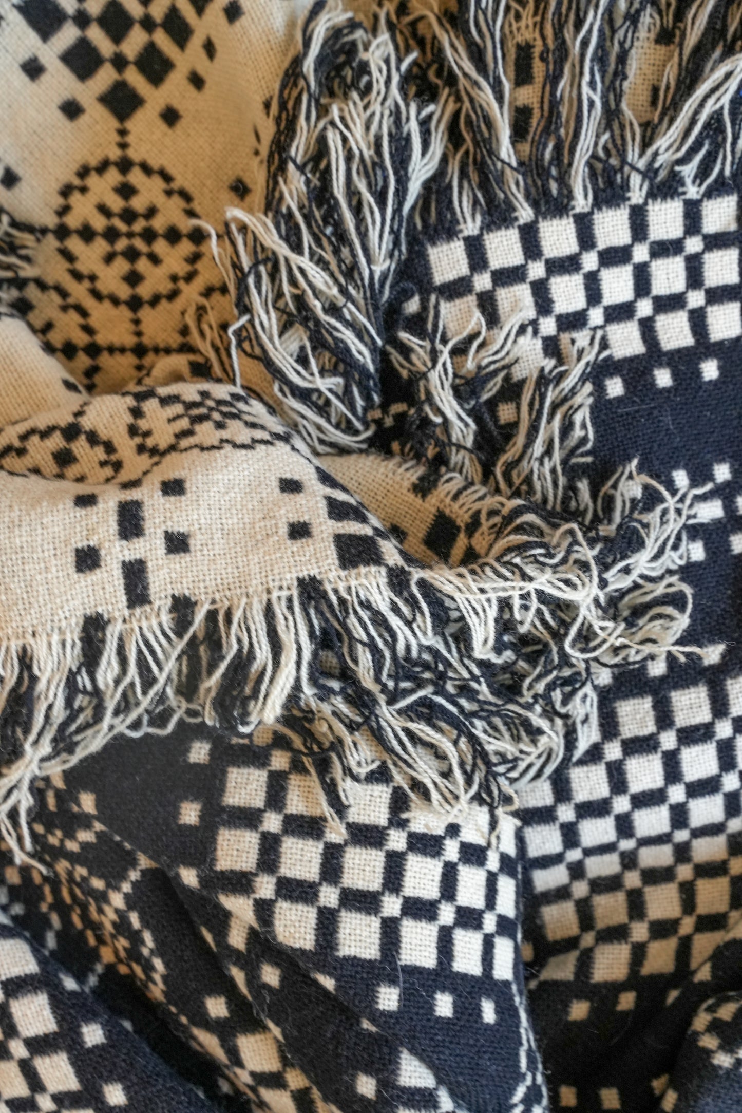 Large double sided Welsh Blanket