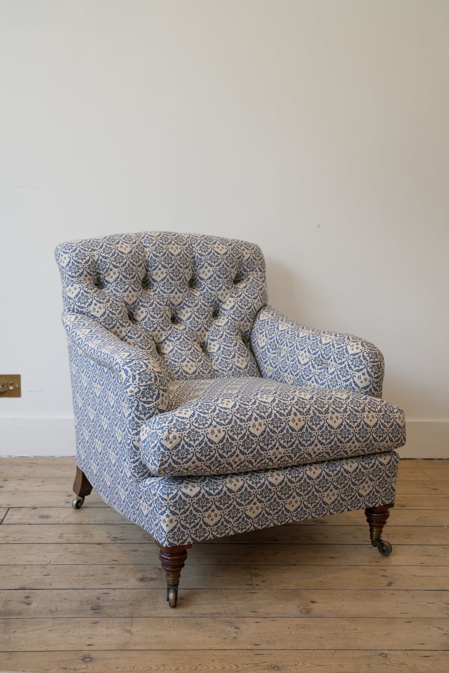 Rare 19th Century Howard & Sons armchair.