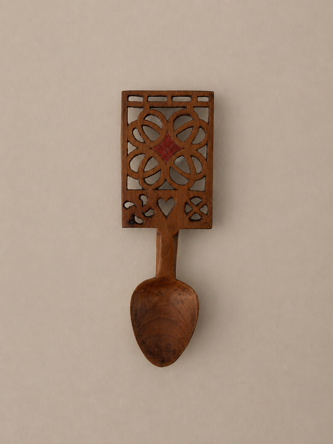 19th C Welsh Love Spoon.