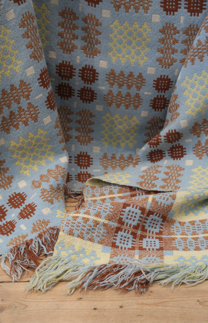 Vintage 20th Century Traditional Welsh Blanket