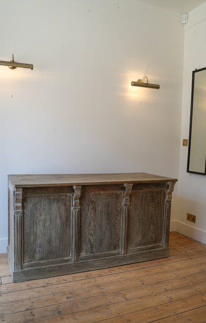 Antique French shop counter.