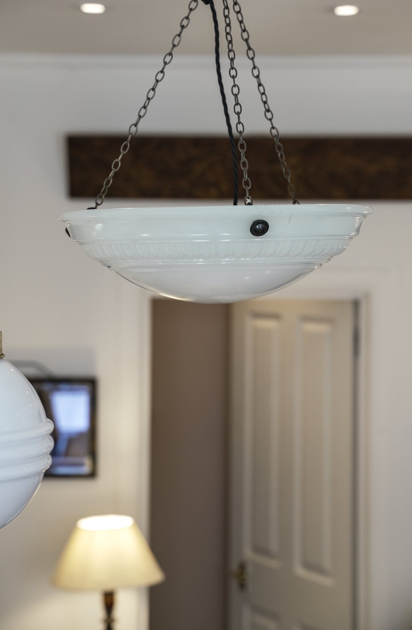Jefferson moonstone pendant light.