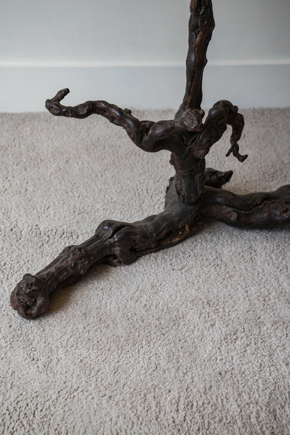 Grape Vine Burr Wood Floor Lamp