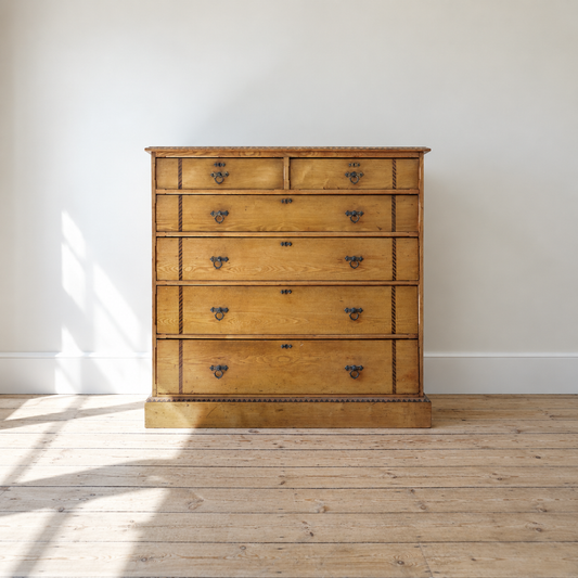 Maple & Co Aesthetic Movement Chest Of Drawers.