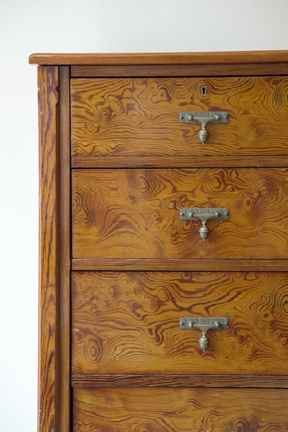 Arts & Crafts Chest of Drawers.