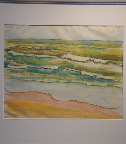 Marian Zurek (1889-1994). Large chalk on paper.