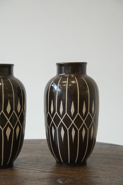 Pair of East German Pots.