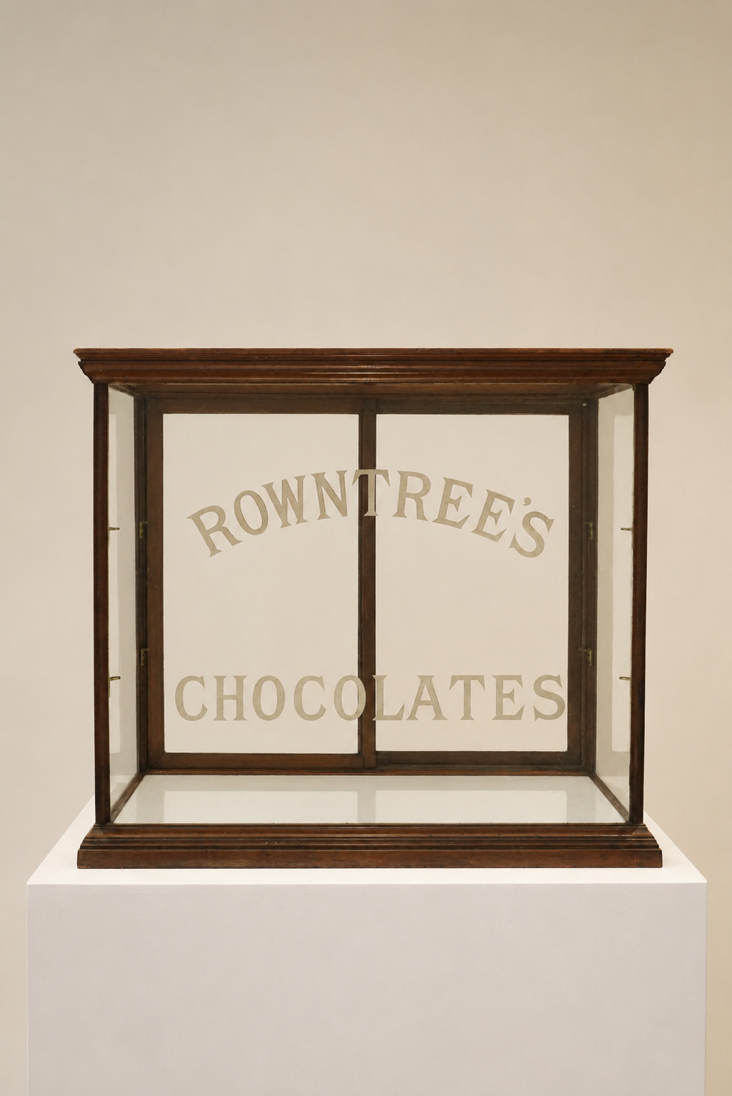 A “Rowntrees Chocolates” Shop Display Case
