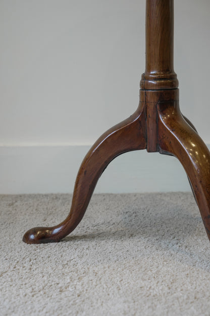 18th Century Tripod Table in Yew.