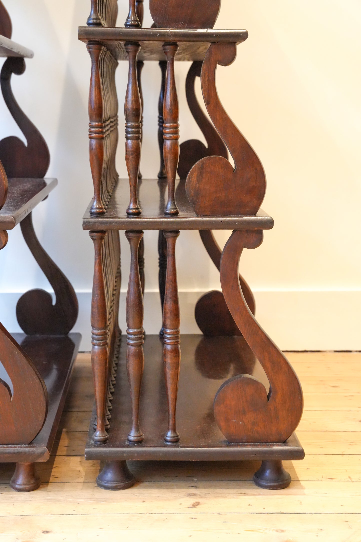 Pair of Waterfall Bookcases