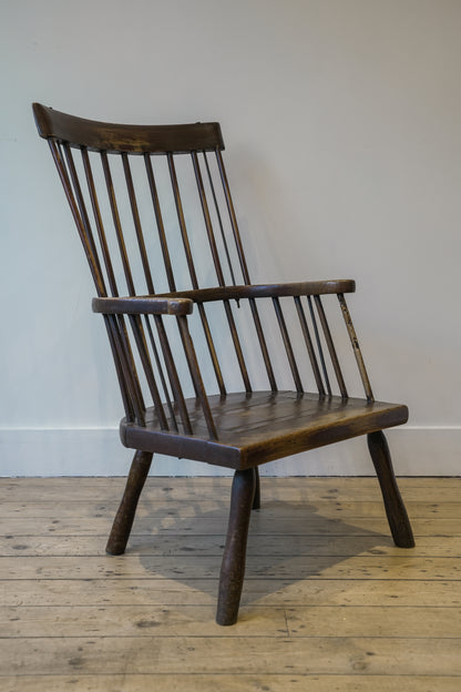 19th C Scottish Darvel Stick Back Chair.