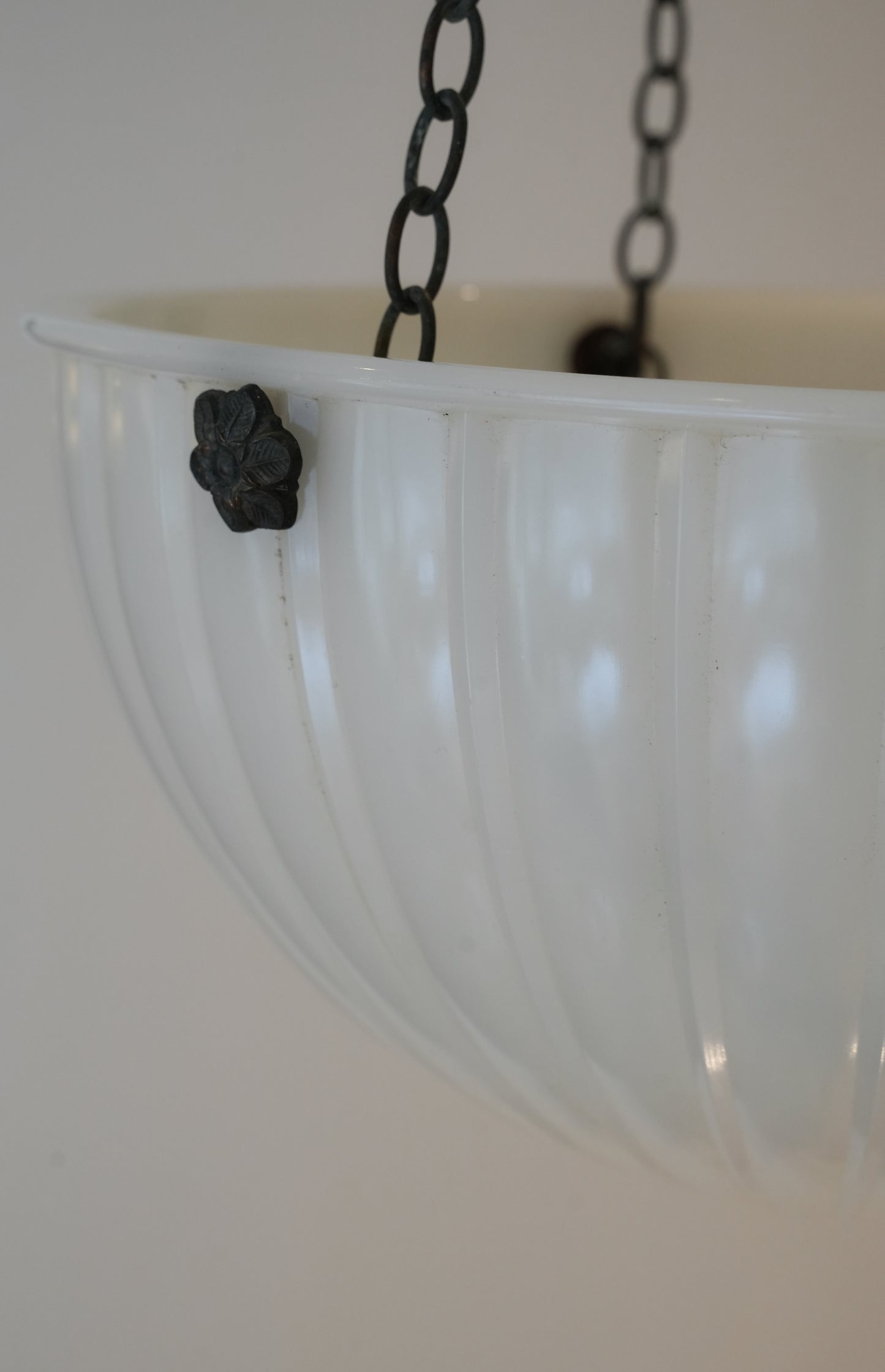 From a Welsh Cinema: A Large Moonstone Plaffonier.