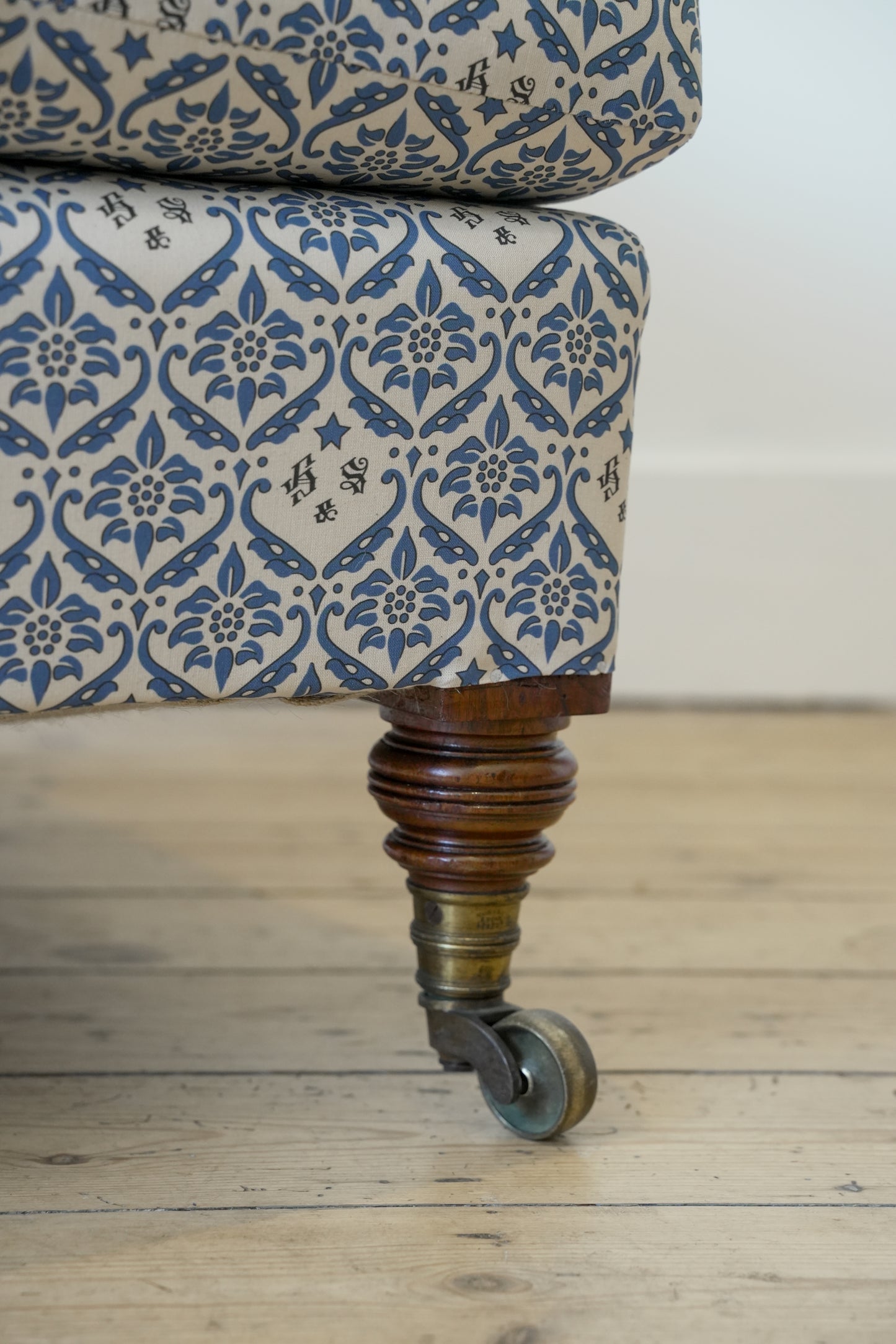 Rare 19th Century Howard & Sons armchair.