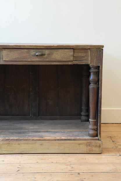 Antique French shop counter.
