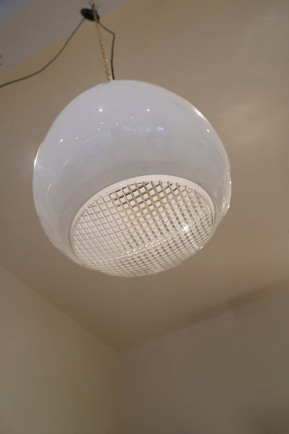 Large Opaline Pendant Light