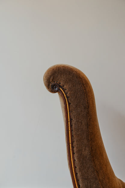 Slipper chair by Gillows.