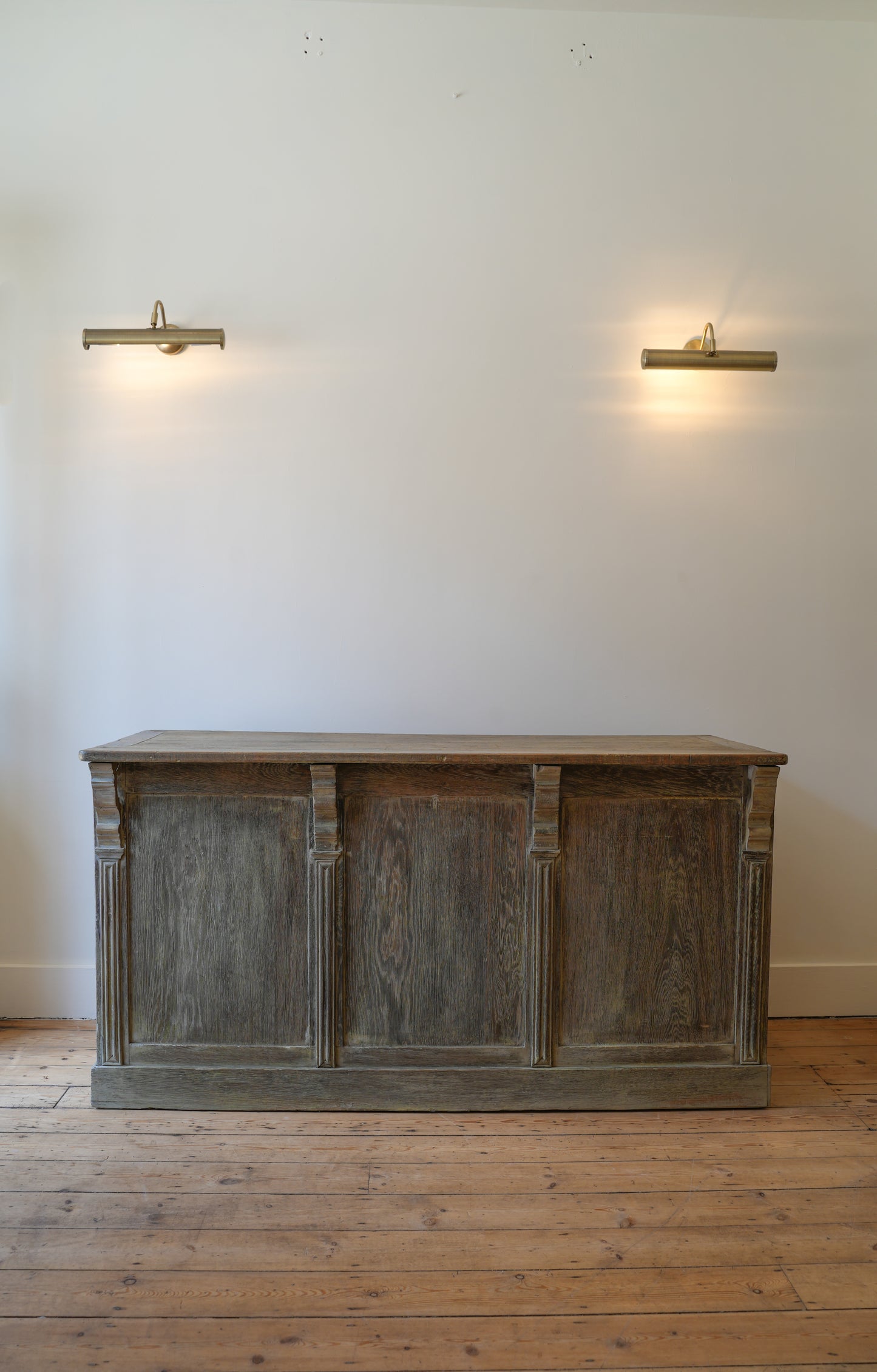 Antique French shop counter.
