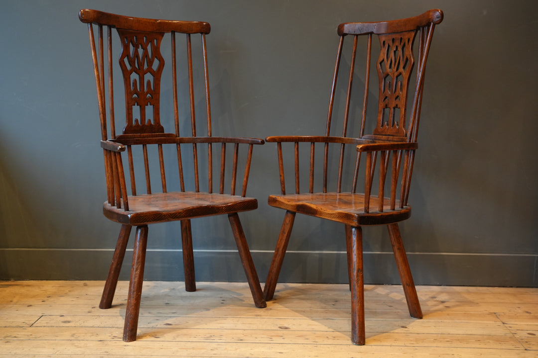 Pair of Windsor chairs