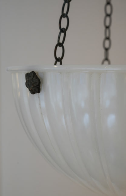 From a Welsh Cinema: A Large Moonstone Plaffonier.