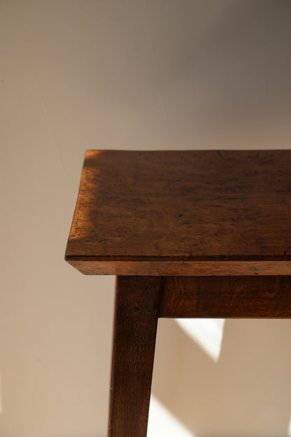 Burr Wood Console / Side Table